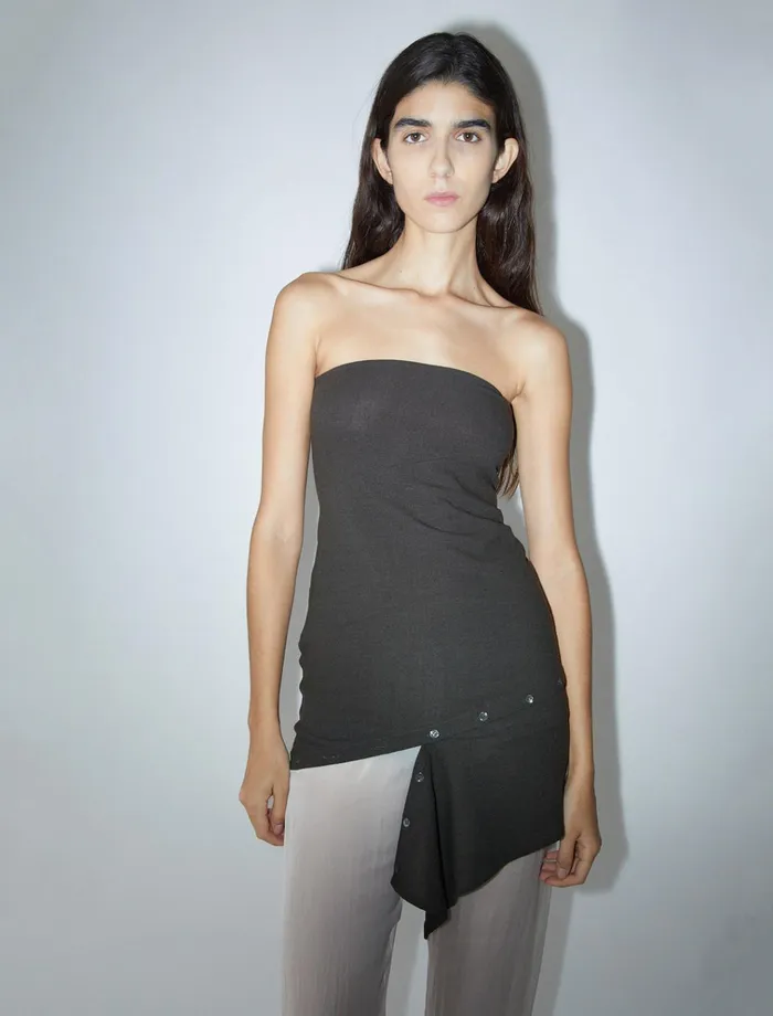 Jia Dark Khaki Women Paloma Wool Tops