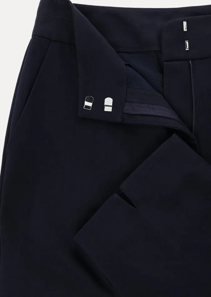 Julianna Cropped Straight Leg Trousers Navy Women Phase Eight Trousers