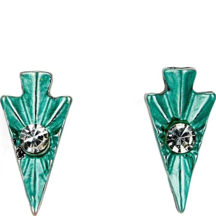 Justin Boots Justin Arrowhead Earrings Turquoise Women Jewelry