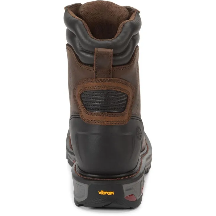 Justin Boots Pipefitter 8034 Steel Toe Work Boot Chocolate Brown brown Men Work