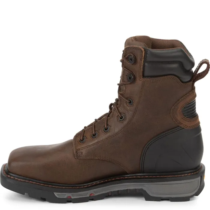 Justin Boots Pipefitter 8034 Steel Toe Work Boot Chocolate Brown brown Men Work