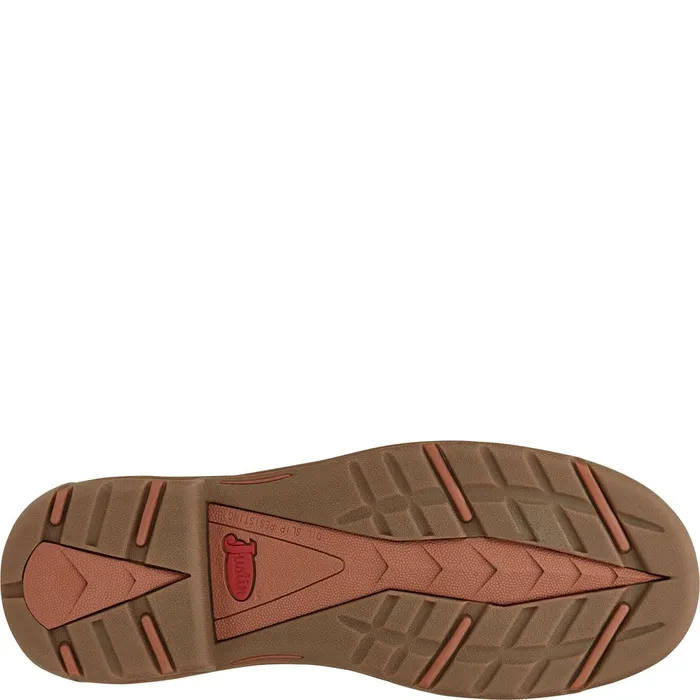Justin Boots Rush 11034 Waterproof Work Boot Brown Men Work