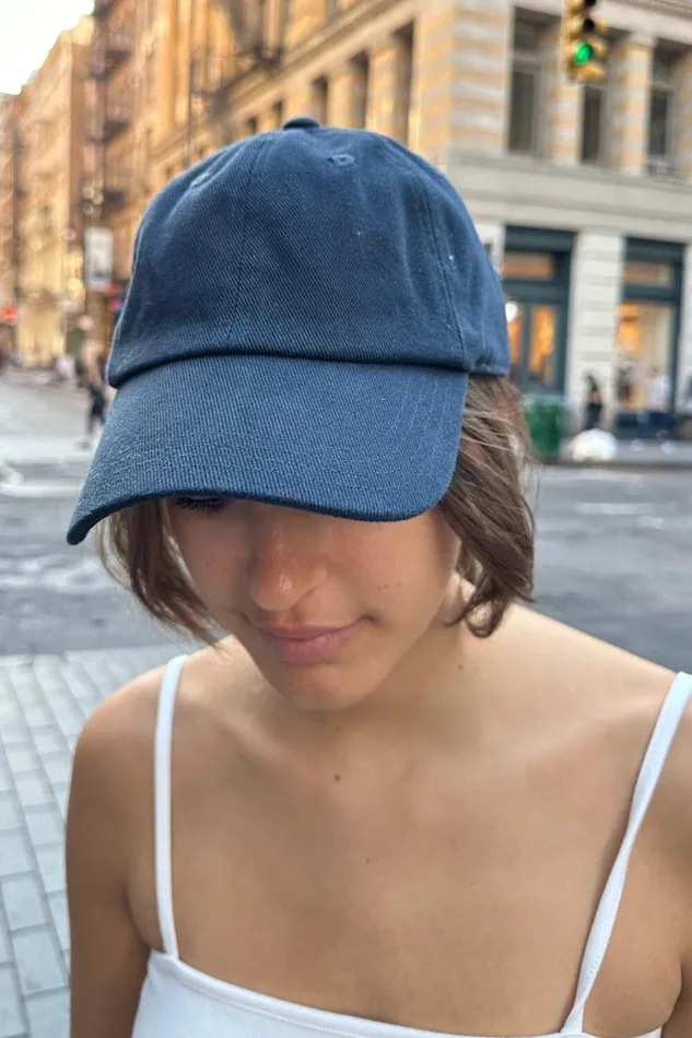 Katherine Baseball Cap Classic Navy Women Brandy Melville Hats and Caps