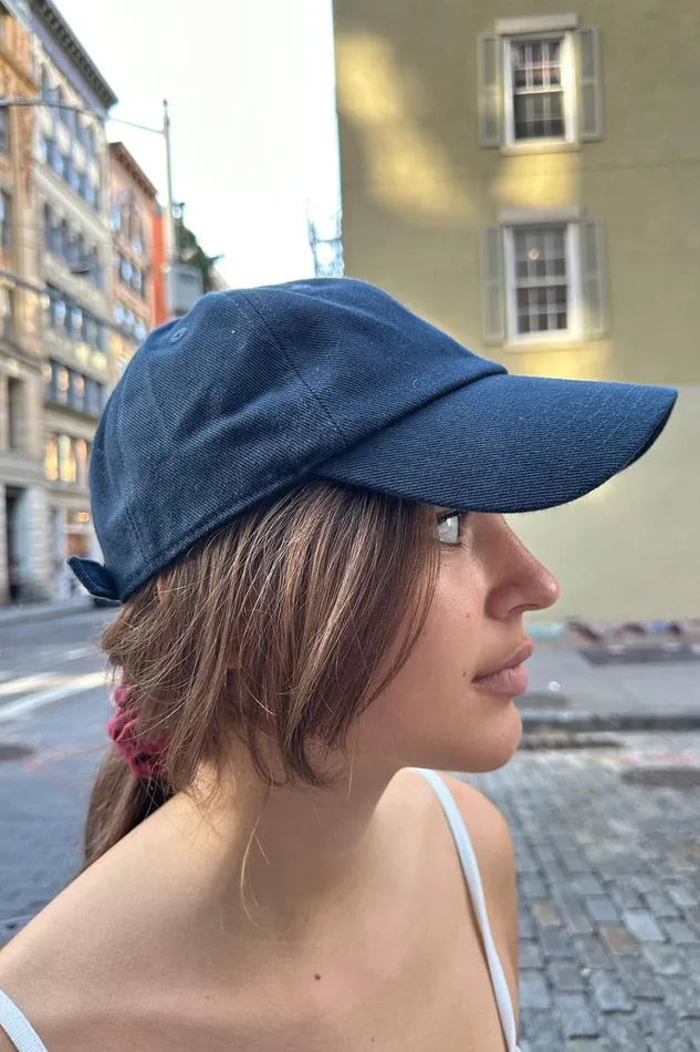 Katherine Baseball Cap Classic Navy Women Brandy Melville Hats and Caps