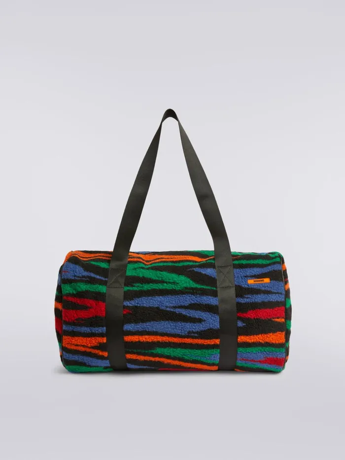 Kids FurEffect Wool Blend Travel Bag Multicoloured Missoni Accessories