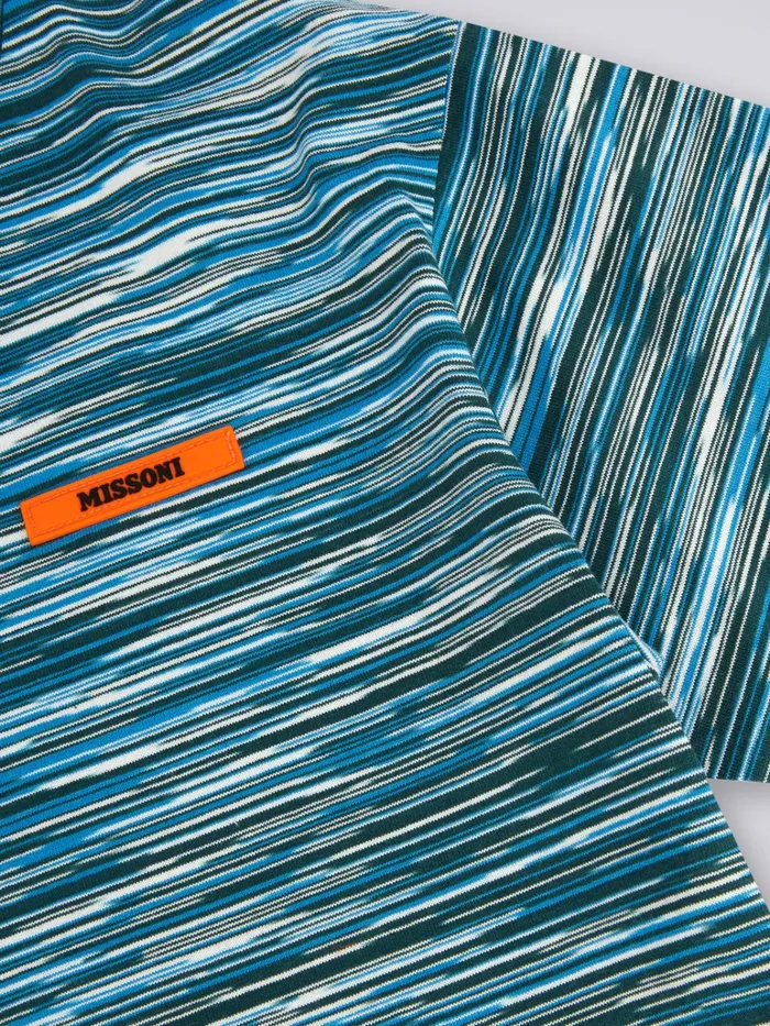 Kids ShortSleeved Slub Cotton TShirt Multicoloured Missoni Clothing Kids ShortSleeved Slub Cotton TShirt Multicoloured Missoni Clothing