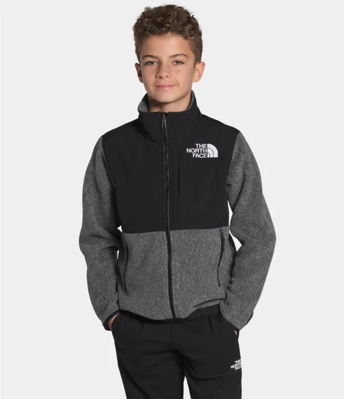 Kids The North Face Fleece 95 Retro Denali Jacket Tnf Medium Grey Heather