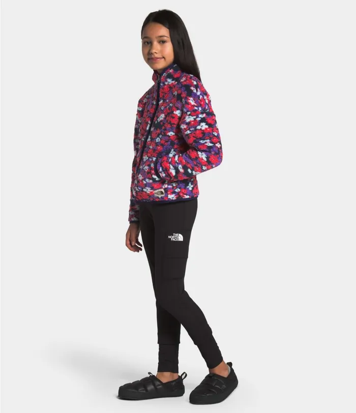 Kids The North Face Jackets and Vests Campshire Cardigan Paradise Pink Wildflower Print