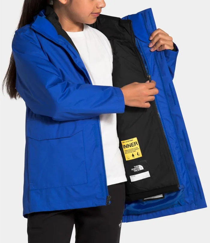 Kids The North Face Jackets and Vests MixNMatch Triclimate Shell Tnf Blue
