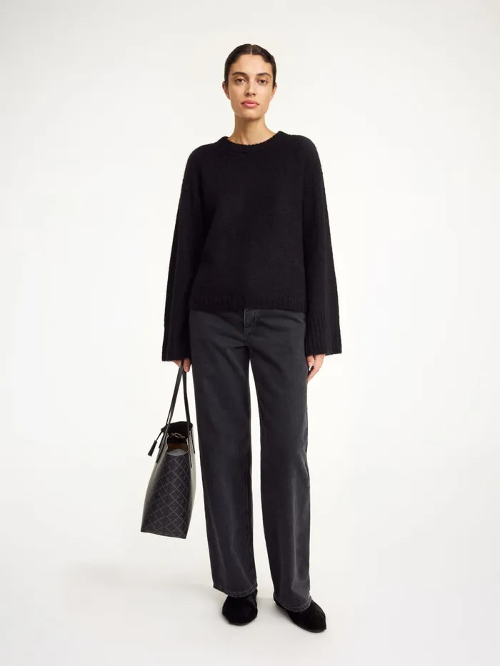 Knitwear Women By Malene Birger Cierra Sweater Black