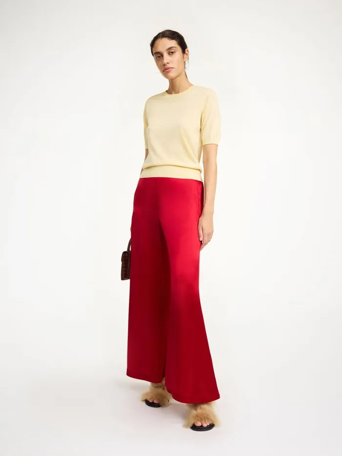 Knitwear Women By Malene Birger Lelle Sweater Sea Mist