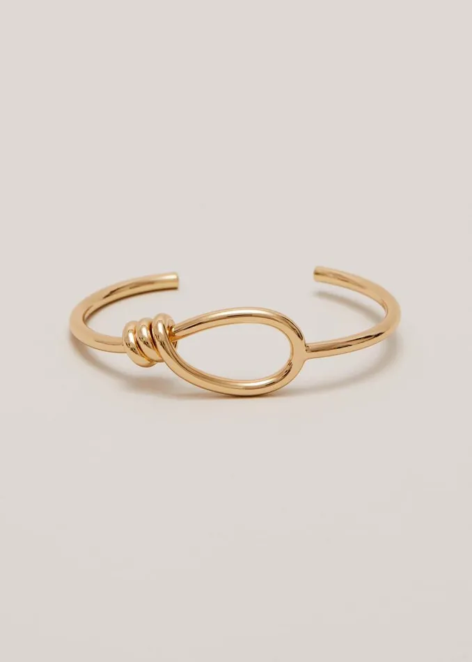 Knot Bangle Gold Women Phase Eight Jewellery