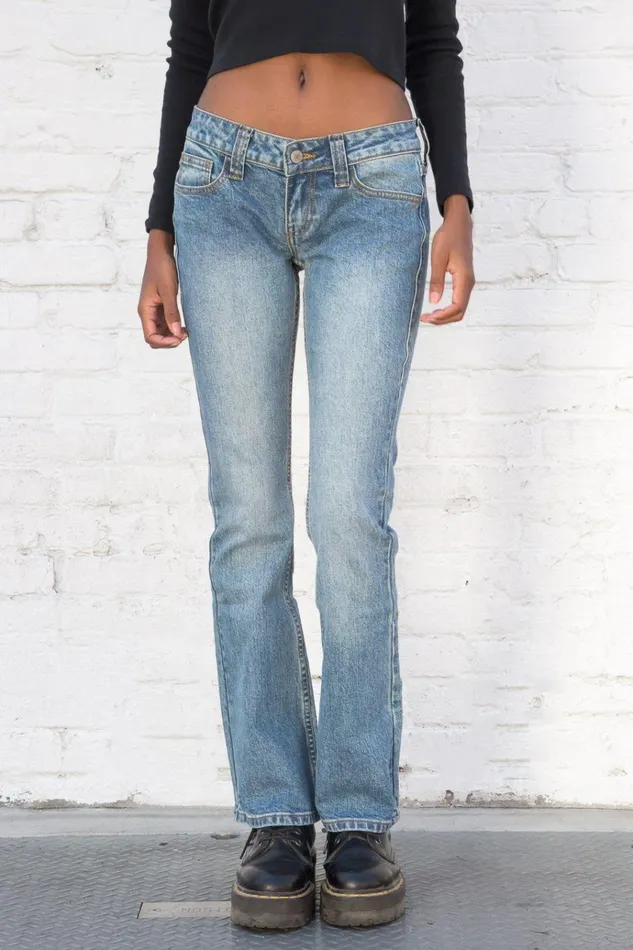 Kylie Jeans Medium Wash Denim Women Brandy Melville Bottoms