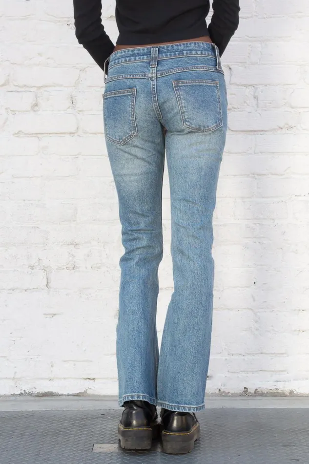 Kylie Jeans Medium Wash Denim Women Brandy Melville Bottoms