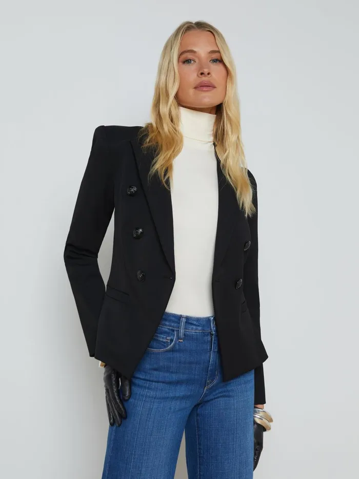 L039Agence Blazers and Jackets Women Marie SlimFit Blazer Black