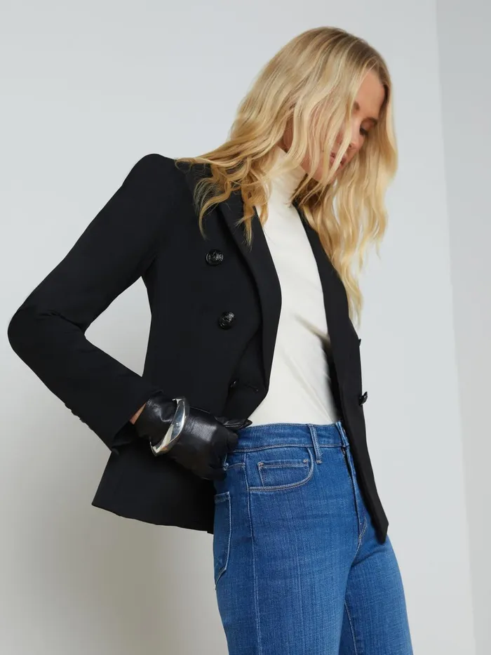 L039Agence Blazers and Jackets Women Marie SlimFit Blazer Black