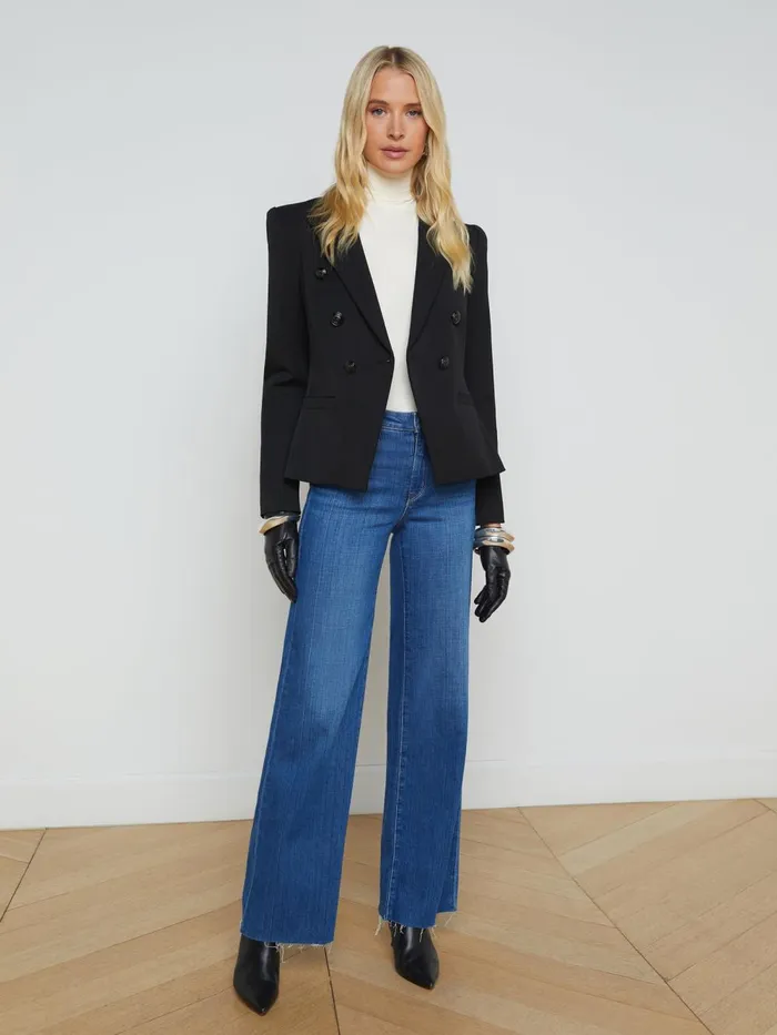 L039Agence Blazers and Jackets Women Marie SlimFit Blazer Black