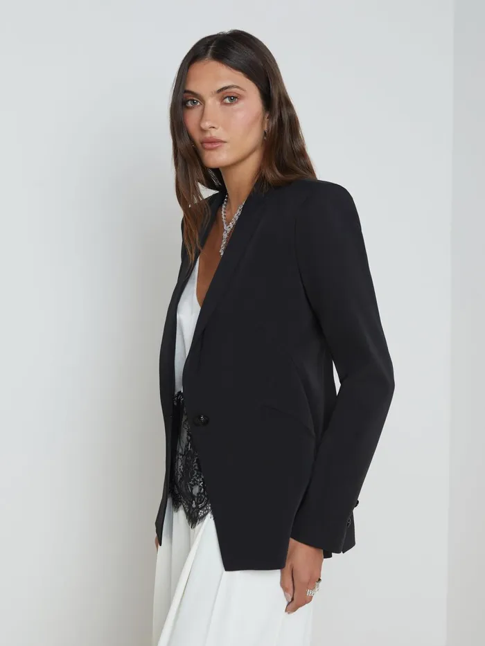 L039Agence Blazers and Jackets Women Sheila Blazer Black L039Agence Blazers and Jackets Women Sheila Blazer Black
