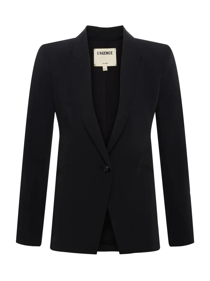 L039Agence Blazers and Jackets Women Sheila Blazer Black L039Agence Blazers and Jackets Women Sheila Blazer Black