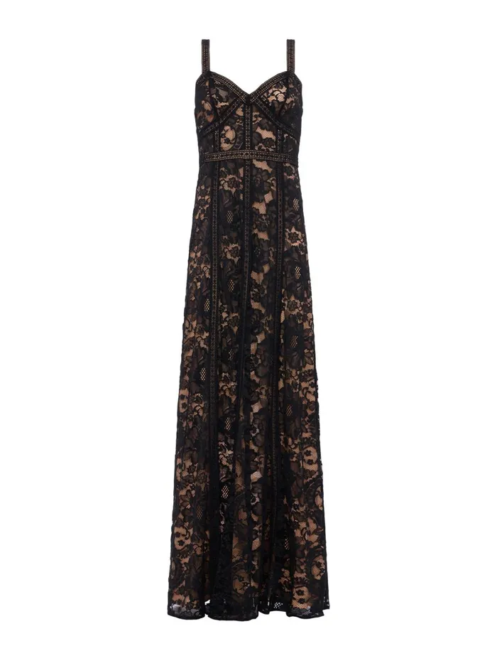L039Agence Dresses and Jumpsuits Women Avignon Lace Maxi Dress Black L039Agence Dresses and Jumpsuits Women Avignon Lace Maxi Dress Black