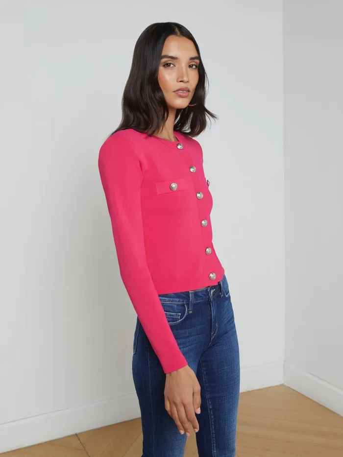 L039Agence Knitwear Women Toulouse Cardigan Rubynickel L039Agence Knitwear Women Toulouse Cardigan Rubynickel