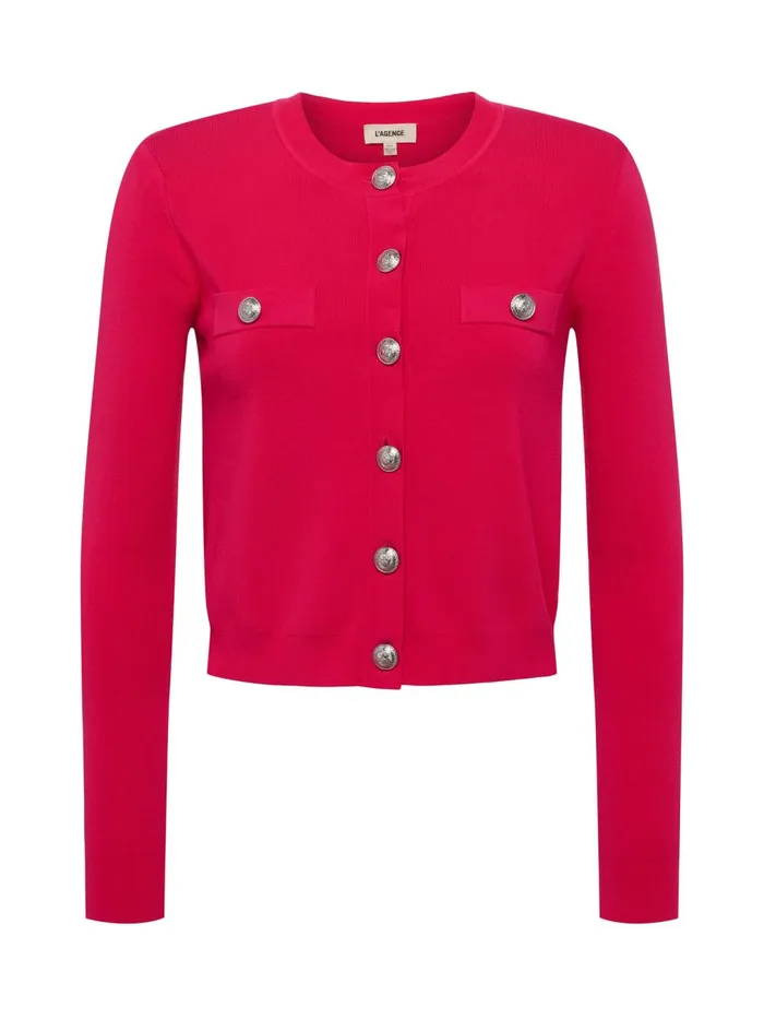 L039Agence Knitwear Women Toulouse Cardigan Rubynickel L039Agence Knitwear Women Toulouse Cardigan Rubynickel