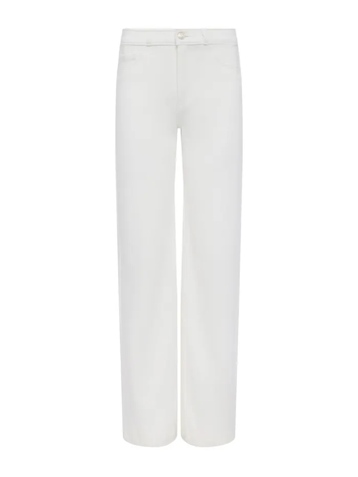 L039Agence Pants Women Clayton WideLeg Pant Ivory L039Agence Pants Women Clayton WideLeg Pant Ivory