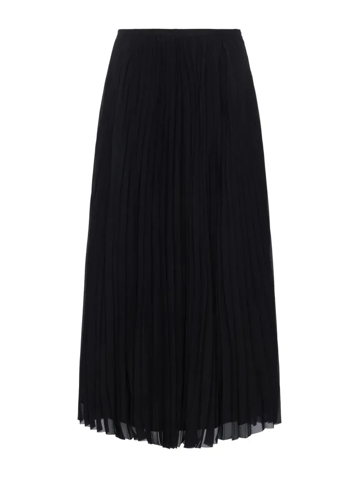 L039Agence Skirts Women Fernanda Pleated Skirt Black L039Agence Skirts Women Fernanda Pleated Skirt Black