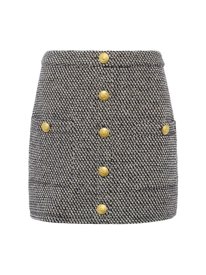 L039Agence Skirts Women Zander Mini Skirt Blackivorygold L039Agence Skirts Women Zander Mini Skirt Blackivorygold
