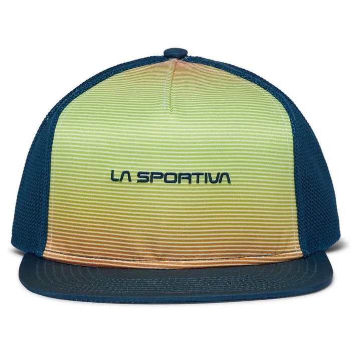 La Sportiva Hats and Beanies Fade Trucker Storm BlueHawaiian Sun 8211 MenWomen