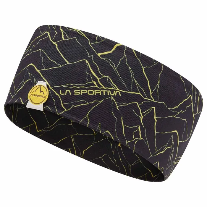 La Sportiva Hats and Beanies Mountain Headband BlackYellow 8211 MenWomen