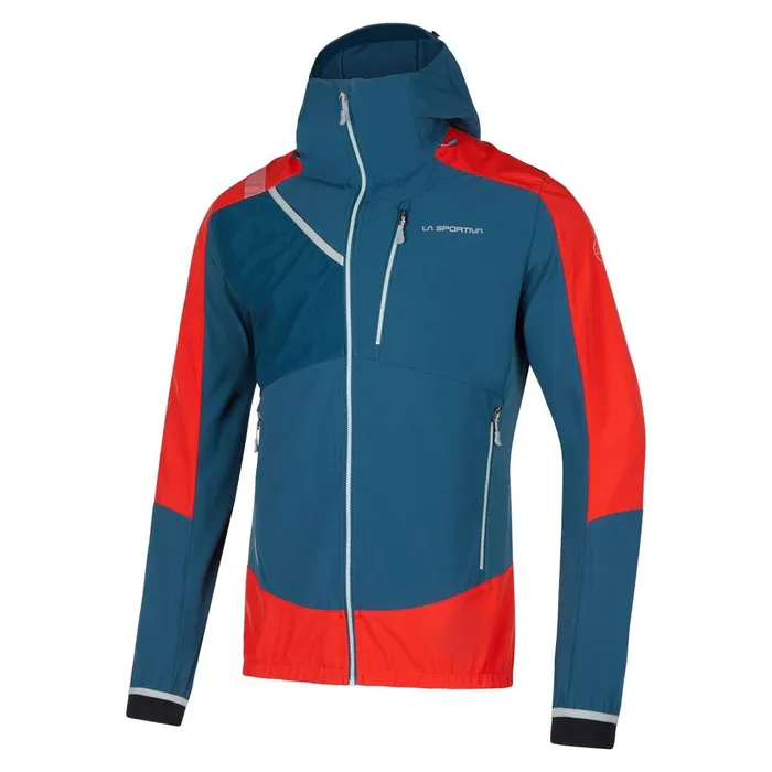 La Sportiva Jackets and Shells Aequilibrium Softshell Jkt M Storm BluePoppy 8211 Men