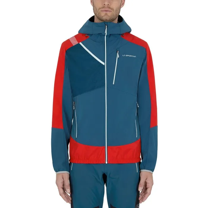 La Sportiva Jackets and Shells Aequilibrium Softshell Jkt M Storm BluePoppy 8211 Men La Sportiva Jackets and Shells Aequilibrium Softshell Jkt M Storm BluePoppy 8211 Men