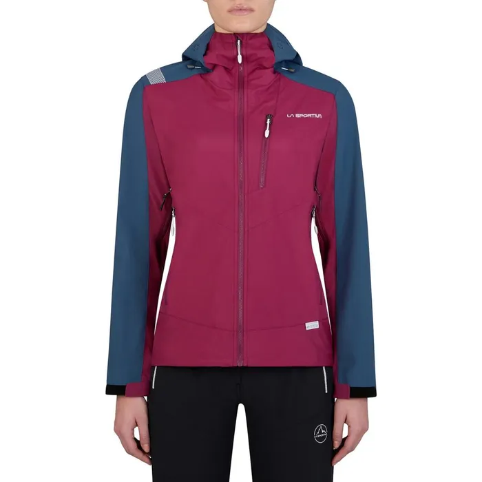 La Sportiva Jackets and Shells Alpine Guide Softshell Jkt W Red PlumOpal 8211 Women La Sportiva Jackets and Shells Alpine Guide Softshell Jkt W Red PlumOpal 8211 Women