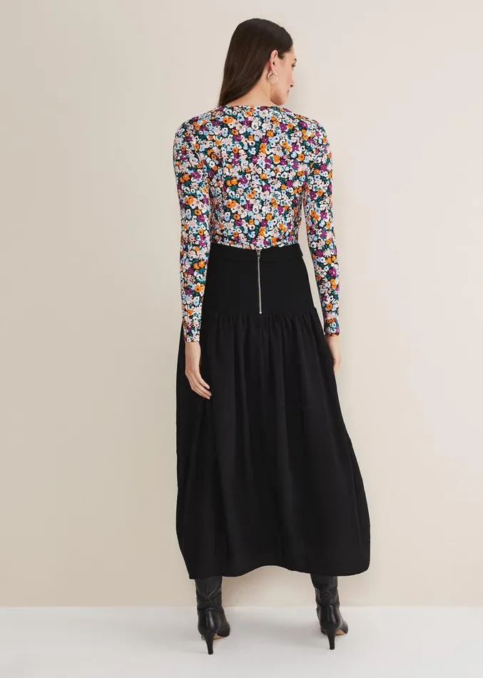 Laina Maxi Skirt Black Women Phase Eight Skirts