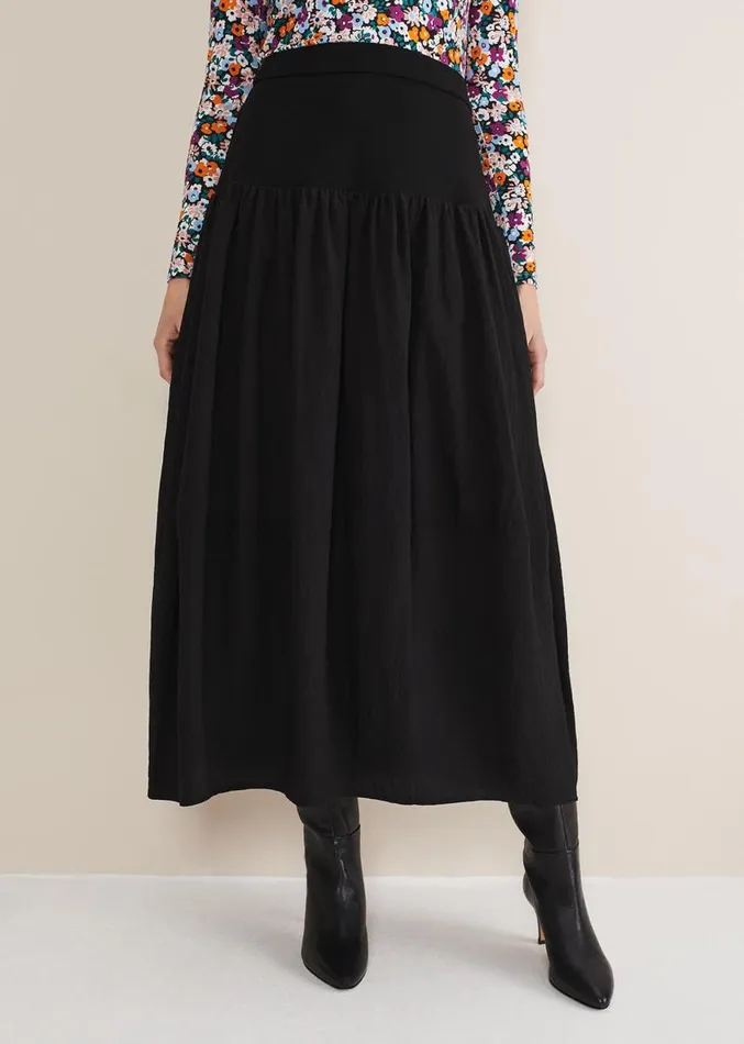 Laina Maxi Skirt Black Women Phase Eight Skirts