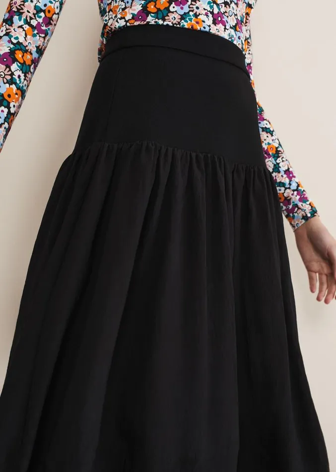 Laina Maxi Skirt Black Women Phase Eight Skirts