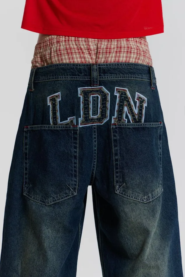 LDN Colossus Jeans Blue WomenMen Jaded London Colossus Jeans