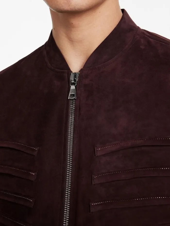 Leather Jackets Men John Varvatos MARBRO BOMBER JACKET Pruce