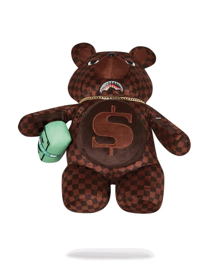 LENTICULAR EFFECTS MONEYBEAR TEDDYBEAR BACKPACK Bags SPRAYGROUND