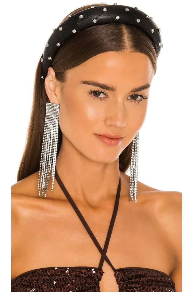 Lovers and Friends Accessories Women Pally Headband Black and White