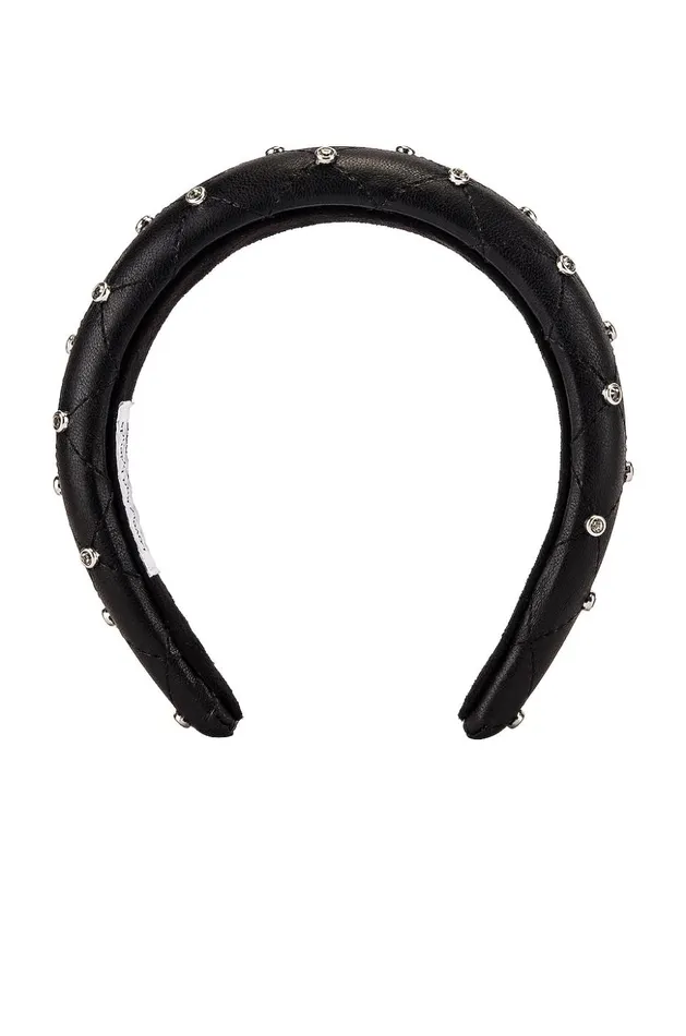 Lovers and Friends Accessories Women Pally Headband Black and White Lovers and Friends Accessories Women Pally Headband Black and White