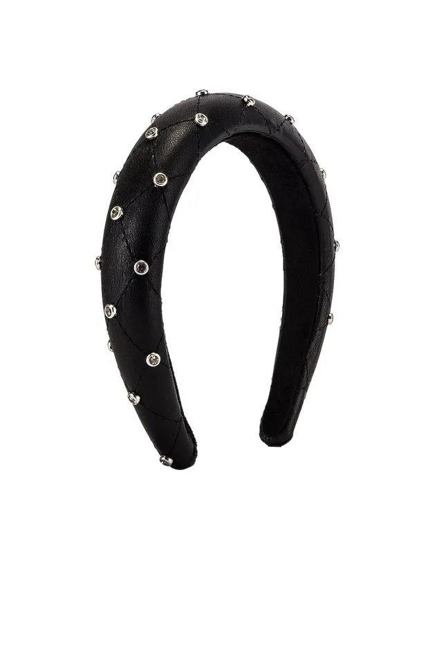 Lovers and Friends Accessories Women Pally Headband Black and White Lovers and Friends Accessories Women Pally Headband Black and White