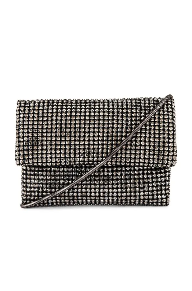 Lovers and Friends Bags Women Cassie Crossbody Bag Black Crystal