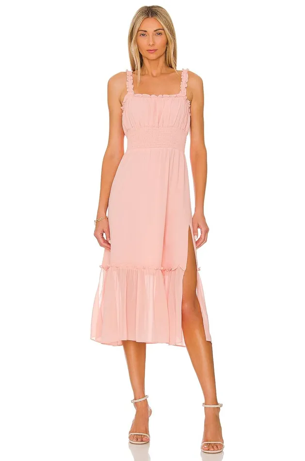 Lovers and Friends Dresses Women Arden Midi Dress Light Pink