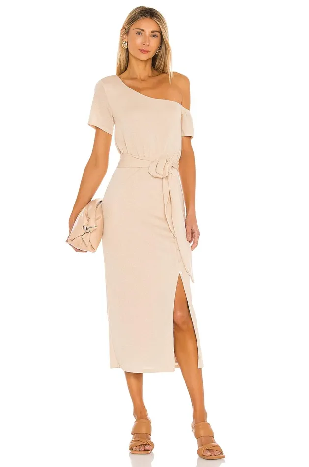 Lovers and Friends Dresses Women Eden Midi Dress Natural Tan