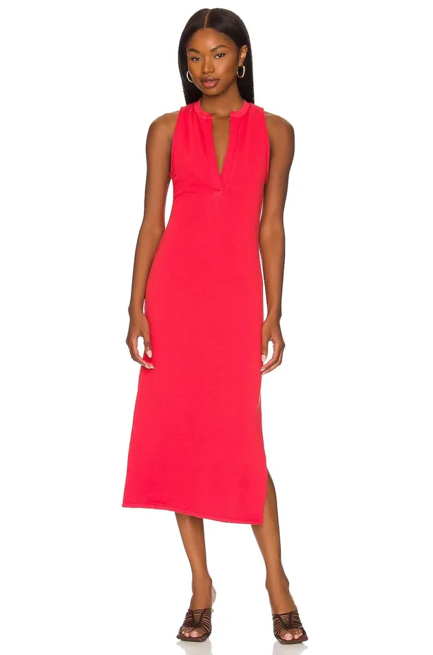 Lovers and Friends Dresses Women Emilia Midi Dress Cherry Red