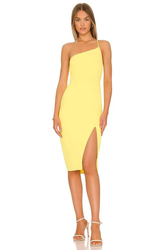 Lovers and Friends Dresses Women Lazo Midi Dress Sunshine Yellow