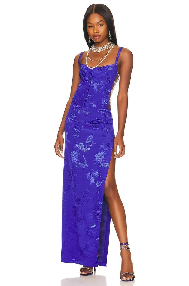 Lovers and Friends Dresses Women Lovers Friends Bellevue Gown Purple