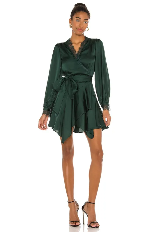 Lovers and Friends Dresses Women Nadeen Mini Dress Emerald Green